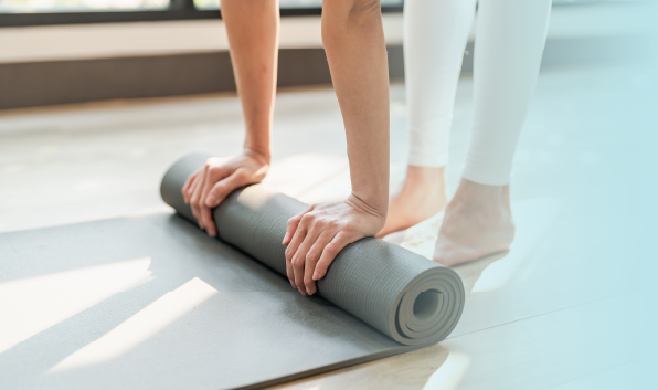 Yoga mat image representing Trauma-Informed Yoga